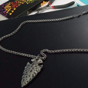 Nordic Compass Spearhead Viking Necklace